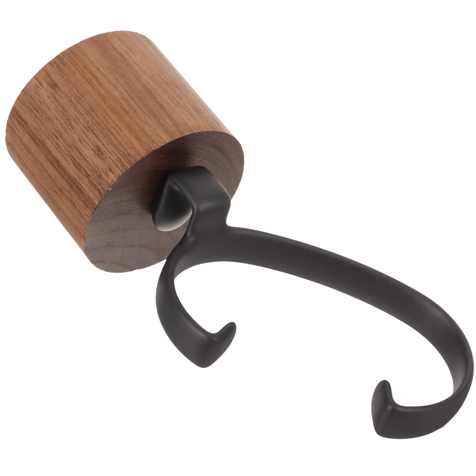 

Watch Display Stand Black Walnut C-Shaped Loop Detachable Wrist Watch Holder for Men Women Storage Scratch Elegant