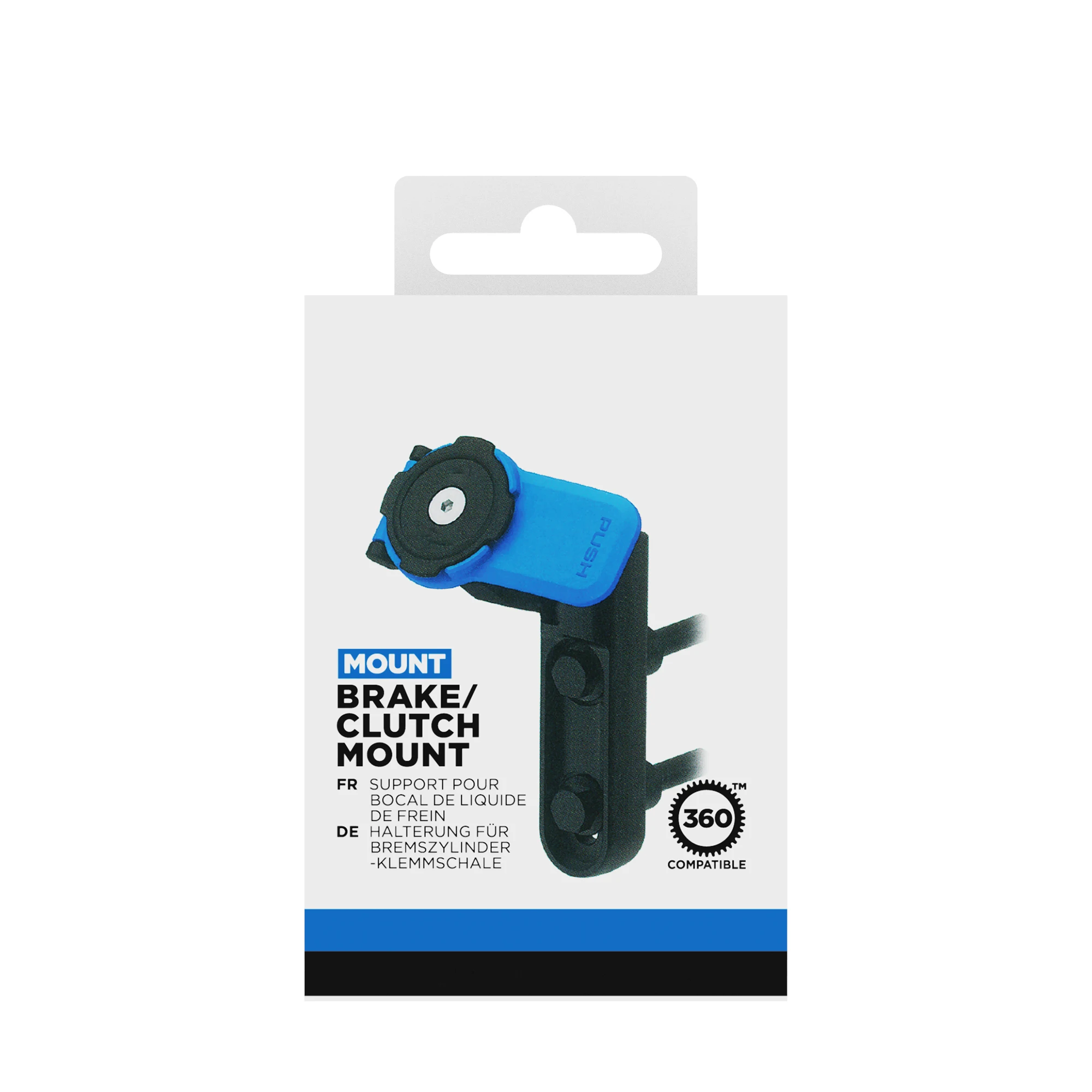 Motorcycle Phone Holder Mount Designed for Secure Attachment to Brake and Clutch Levers