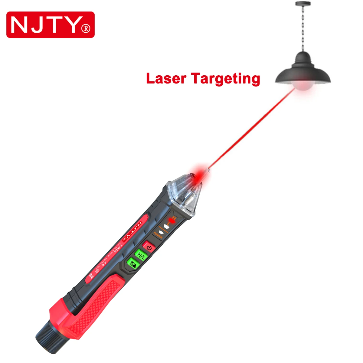 NJTY T-03 Stroomonderbreker Zoekers Elektrisch instrument Breekpunten Detector Live Wire Controleren Socket Testor Laserspanningspen