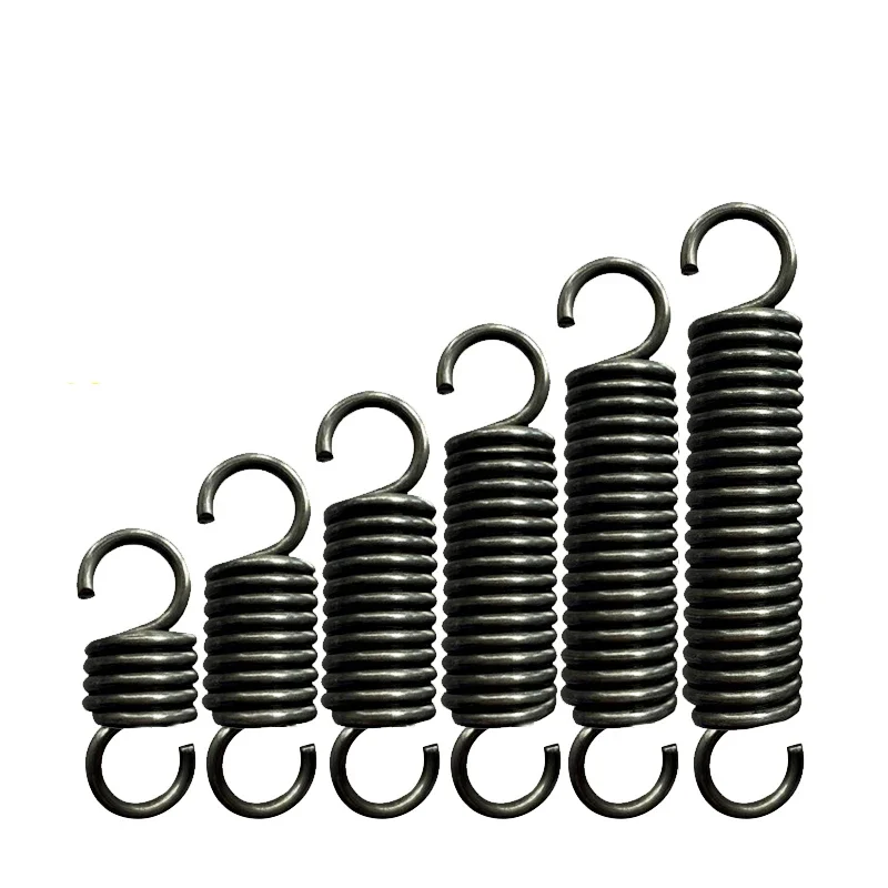 Pullback Spring Extension Tension Expansion Spring Open Hook Tension Spring Outer Wire OD:2.5mm Dia:14-22mm Length:45mm~260mm