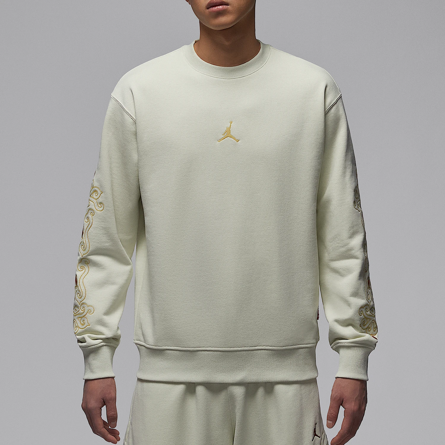

Оригинальный мужской пуловер Nike JORDAN с круглым вырезом, прочная спортивная толстовка с капюшоном IQ3950-020