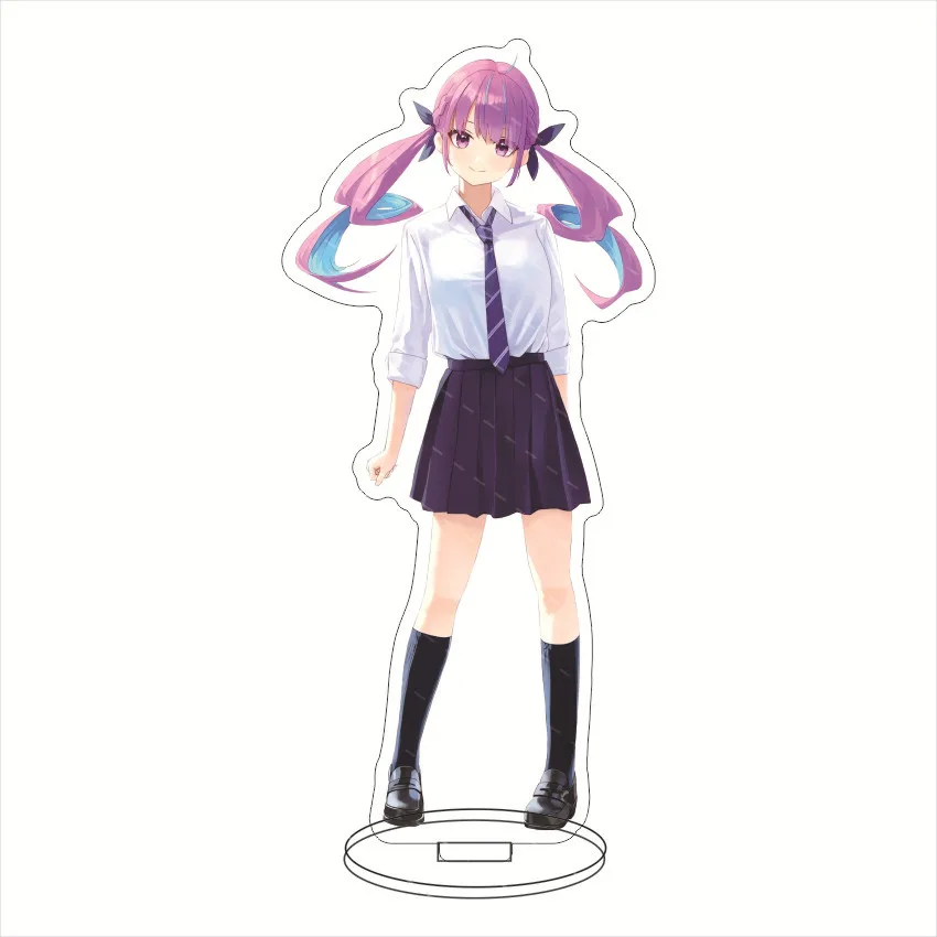 16CM Anime Acrylic Figure VTuber HOLOLIVE Minato Aqua Tokoyami Towa Cos Shishiro Botan Usada Pekora Gifts Stand Ornaments view 4