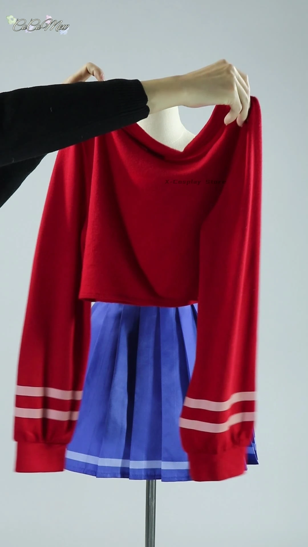 Anime Horror Game MiSide Cosplay Mita Мита Costume JK School Uniform Cute Dress Lolita Wigs For Halloween Girls Woman Customized