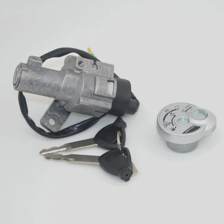 Durable Metal Lock Cylinder Precision Key Ignition Switch Set For Yamaha JYM125T-A AS125 Cygnus GT Future 125 Scooter