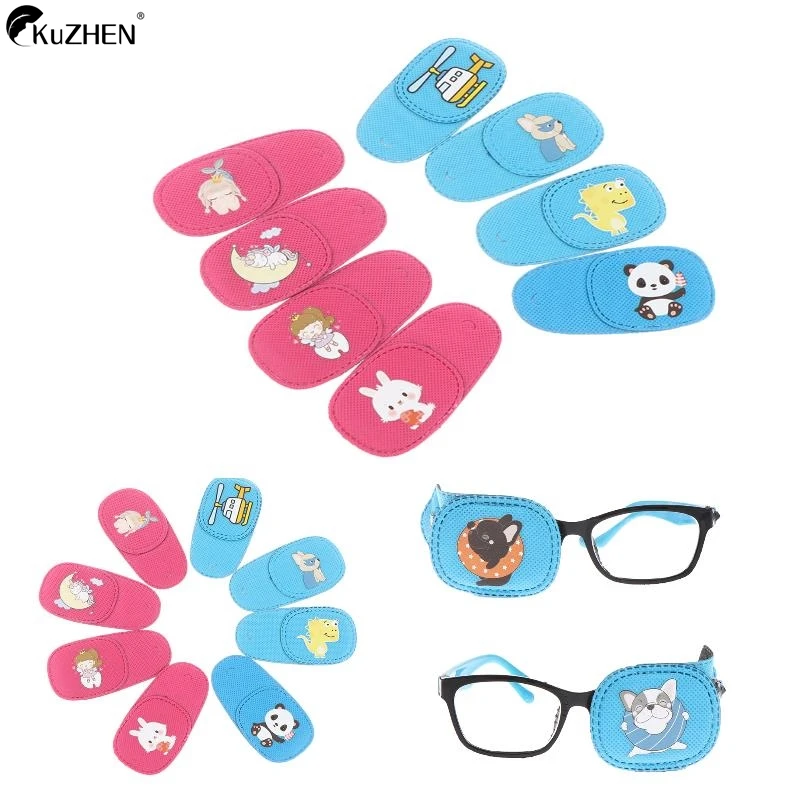 6Pcs/set Children Health Care Kids Child Occlusion Medical Lazy Eye Patch Eyeshade For Kids Strabismus Treatment Vision Care Kit