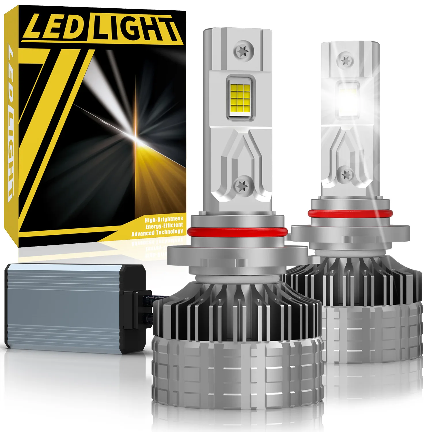 

New 170W 80000LM Super Bright 9005 LED Car Headlight HB3 CANBUS Double Copper Tube Bulb Fog Light with Fan