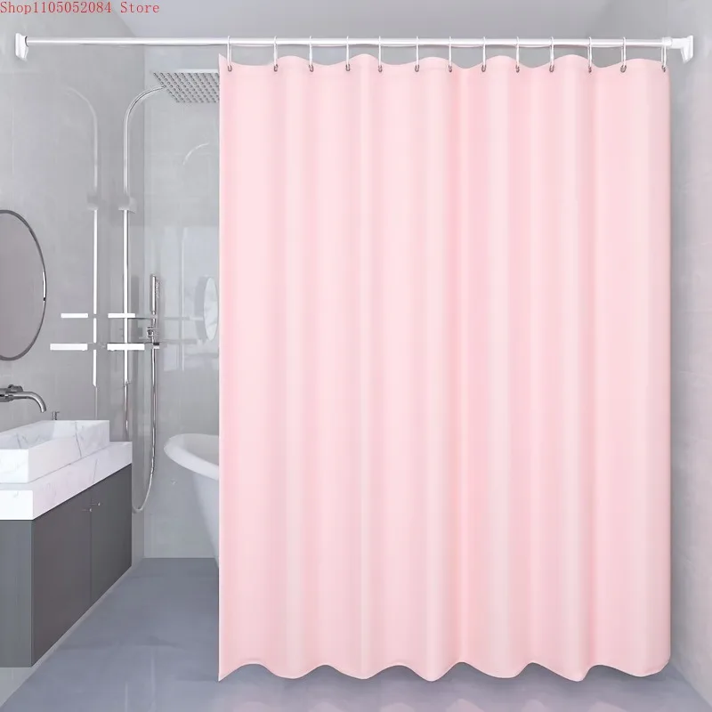 Wasserdichter Duschvorhang mit Haken, schnell trocknend, für Wohnheim, Badezimmer
