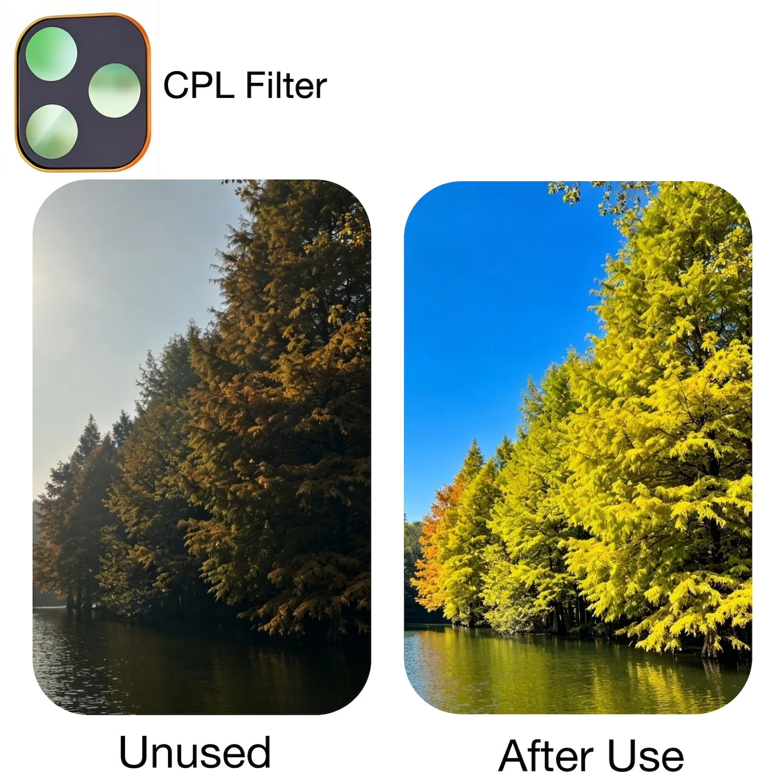 For iPhone 17 Pro Max /17 Pro 18 4in1 Mobile camera protective film ND UV CPL Black Pro-Mist Filter Professional effect view 5
