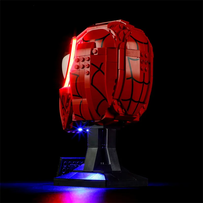 Kit de iluminação LED para LEGO-76285, compatível com modelo de máscara Lego, apenas kit de luz não inclui o conjunto Lego