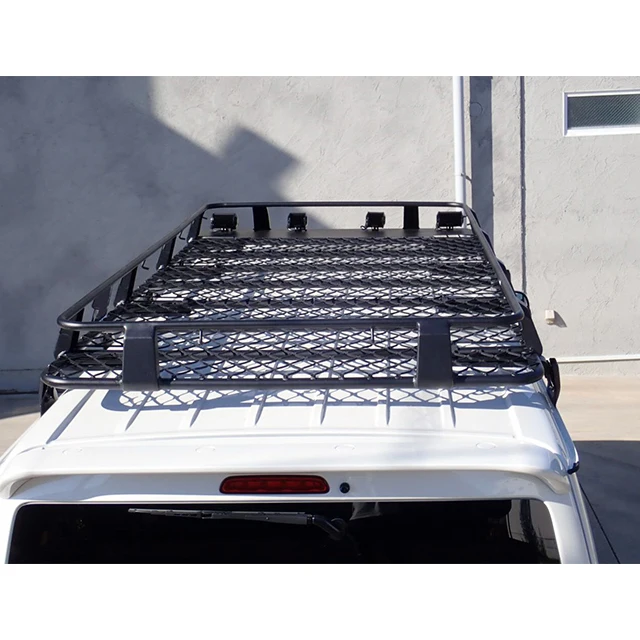 88''x49'' Off Road 4X4 SUV Car Big Universal Aluminum Alloy Steel Roof Rack For Toyota Hiace Lc300 Fj150