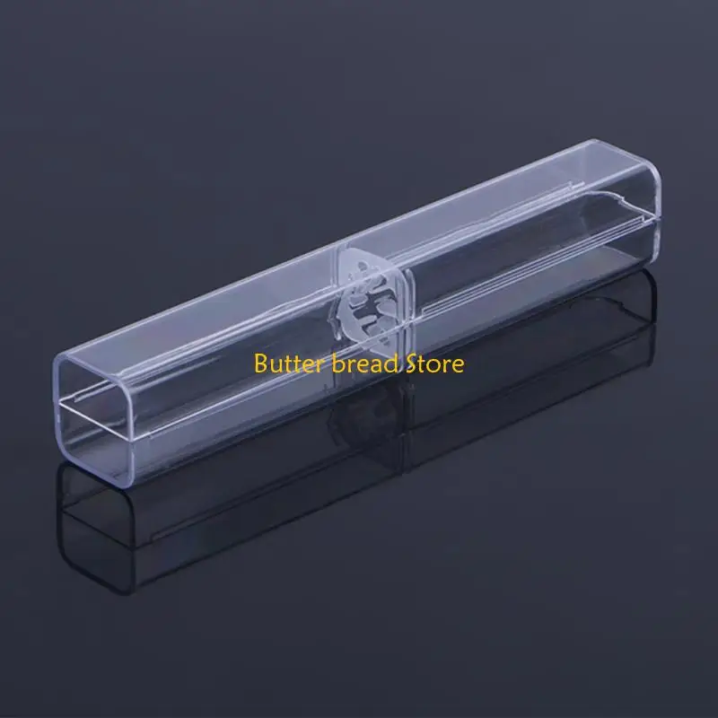 ケースペンホルダーストレージボックスステーショナリーオーガナイザースクールオフィスu向けのW89c透明