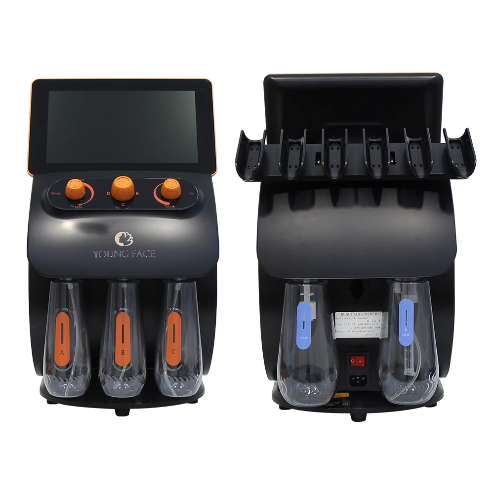 YUNE WIN المياه الأكسجين جلدي آلة الوجه شد الجلد تجديد الوجه رفع الجلد الجمال التطهير فقاعة المعدات #2