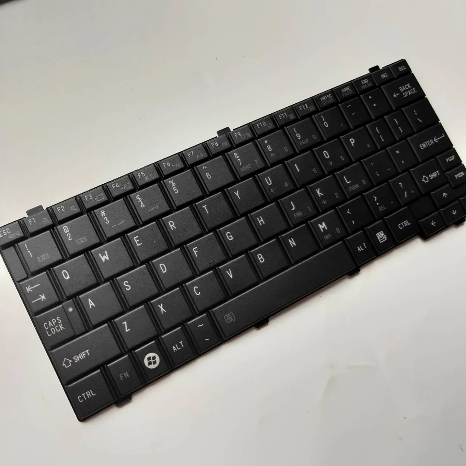 Teclado de ordenador portátil con diseño estadounidense para Toshiba Mini NB200 NB205 NB250 NB255