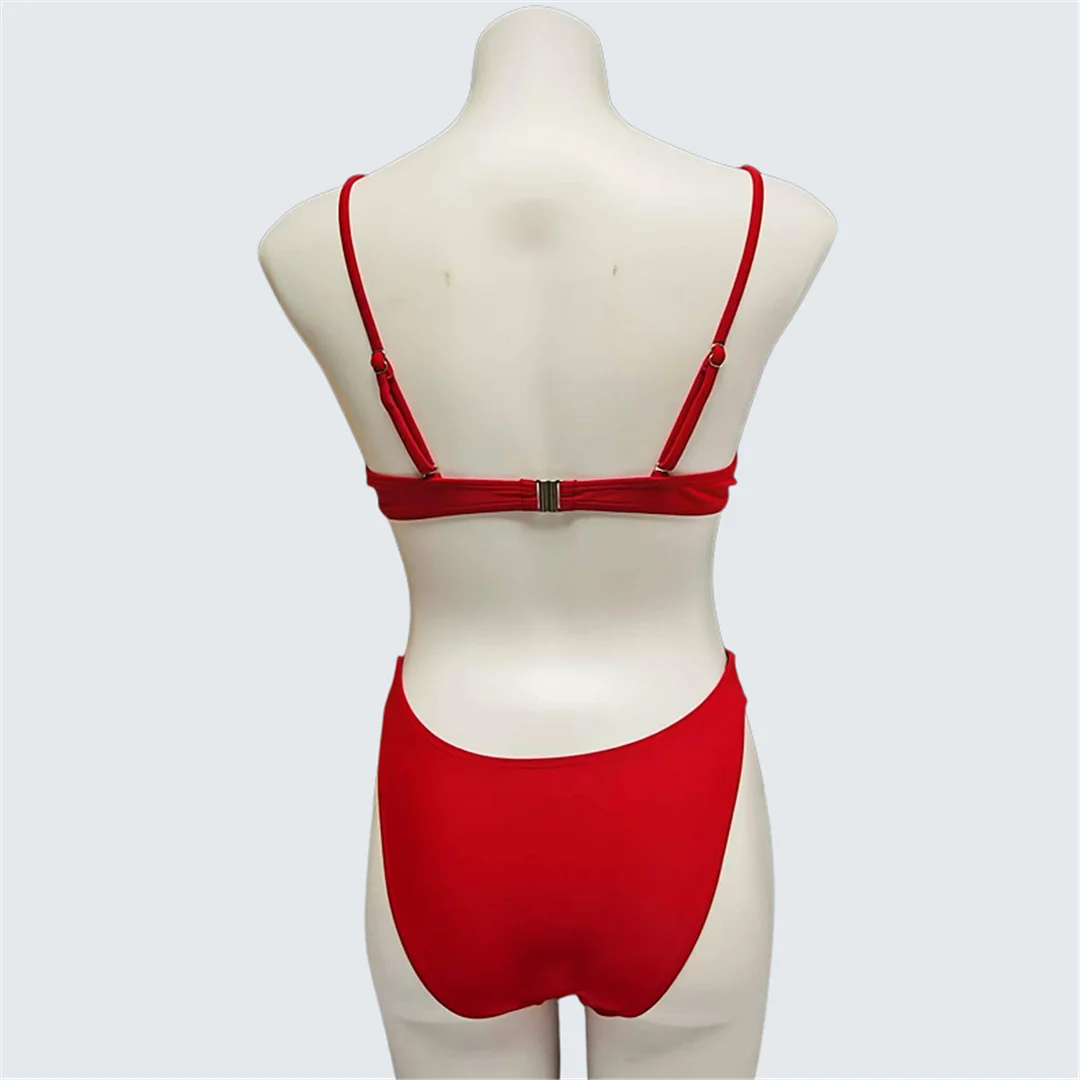 S - XXL, 13 Farben, Bikini mit Bügel, brasilianischer Bikini, Damen-Badeanzug, zweiteiliges Bikini-Set, Badebekleidung, Badeanzug, Modell V7494. – Detail 20