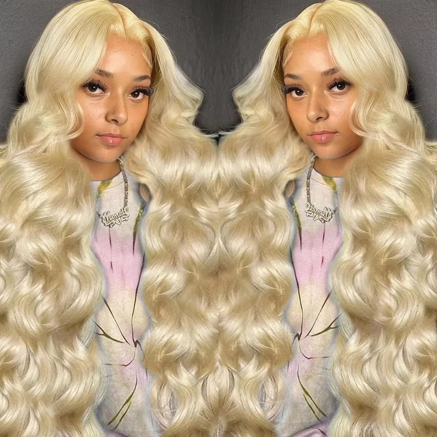 Blonde Body Wave Lace Front Wig 200 High Density Human Hair 613 Colored 13x4 13x6 HD Lace Frontal Wigs Pre Plucked Remy Hair