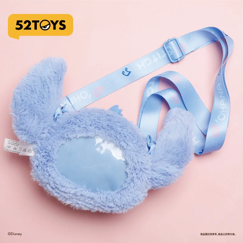 Disney Stitch 52toys Genuine Crossbody Plush Itabag Doll Bag Cute Gacha Merch Versatile Backpack Peripheral Plush Phone Rope