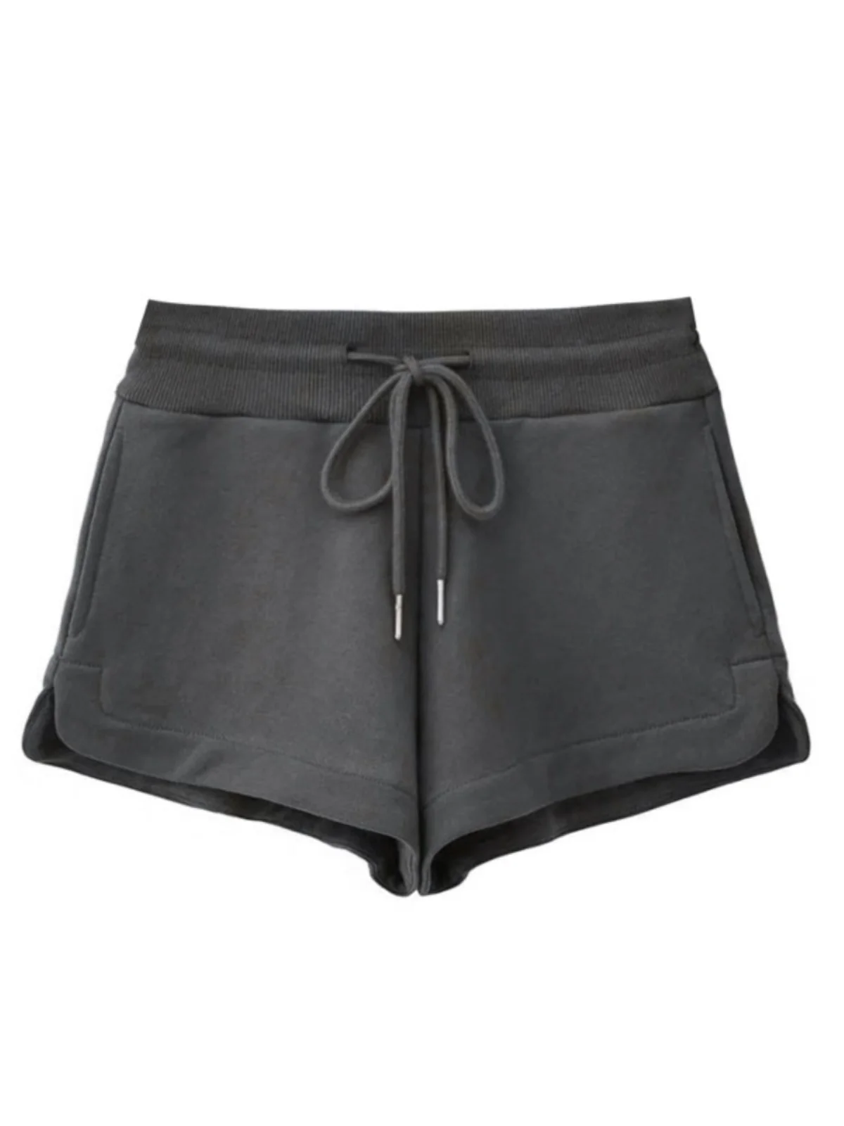 Dstring High Waist Thin ort Pants Women's Summer Home Leisure Spwear Tee-quarter Length Hot Pants Durable Polyester