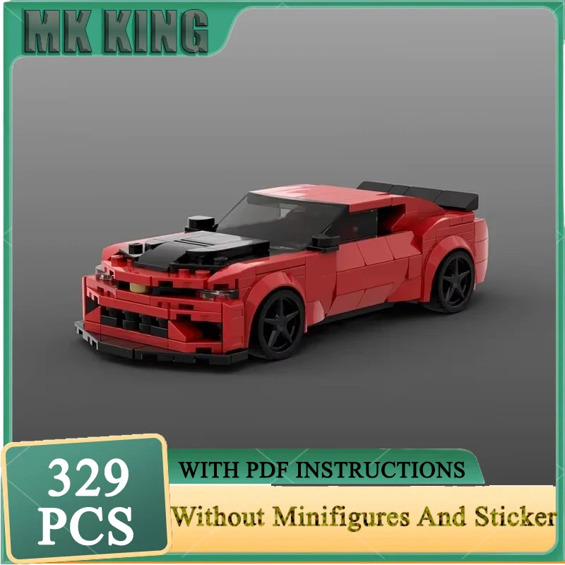

Super Sports Car MOC Building Blocks 1LE Champion Speed Cars DIY Assembly Bricks Creative Collection Display Gifits Toys