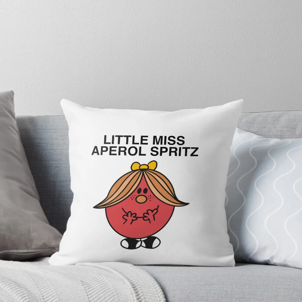 

Little Miss Aperol Spritz Throw Pillow Christmas Throw Pillows Covers bed pillows pillow