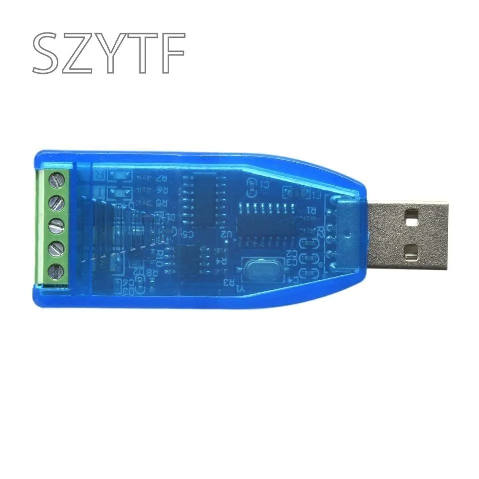 Industrial USB To RS485 Communication Module Bidirectional Half Duplex Serial Line Converter TVS Protection U485CH340G Converter