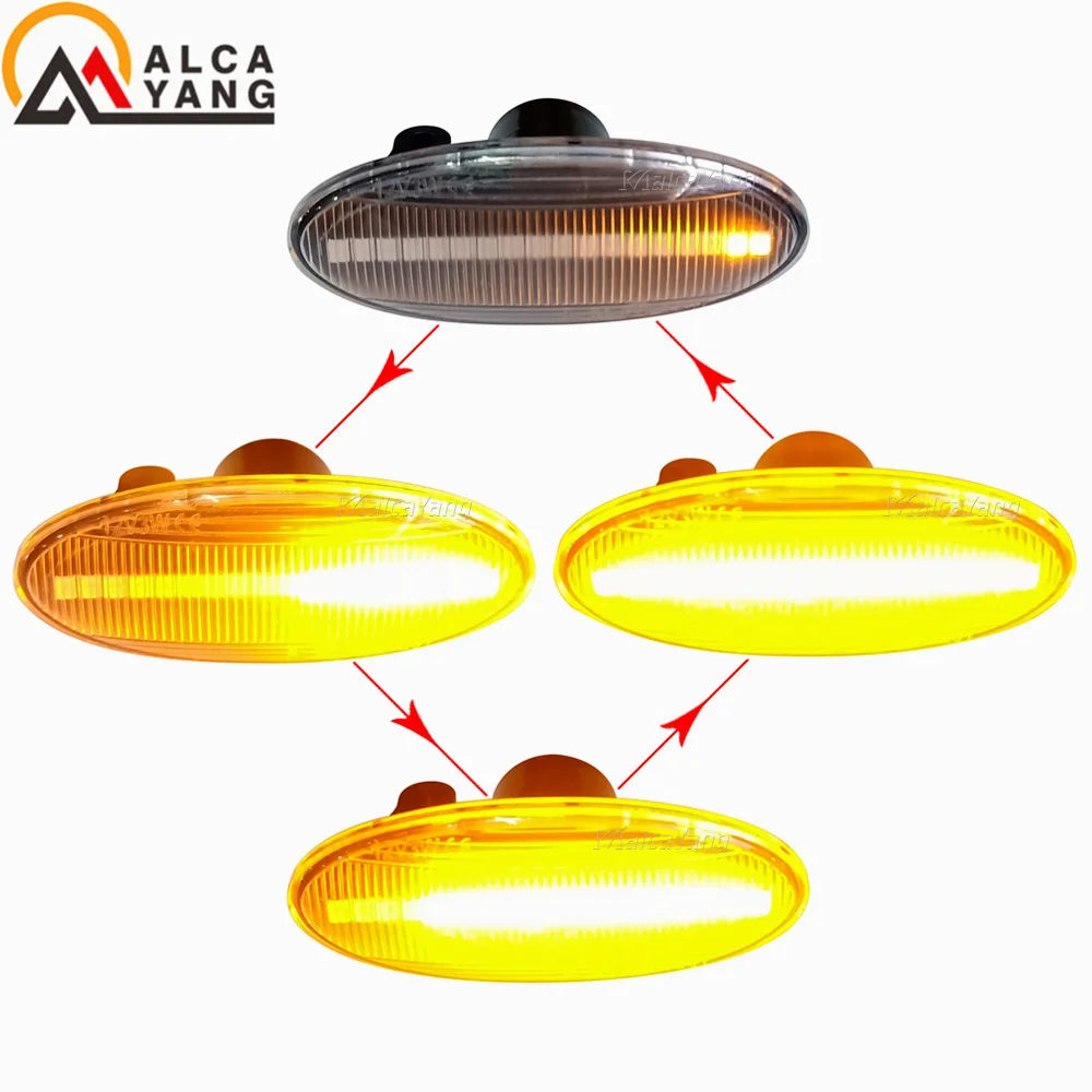 Dynamisches LED-Seitenmarkierungslicht für Nissan X-Trail Qashqai J10 Cube Juke Leaf Micra K13 Note E11 Blinkleuchte – Detail 10