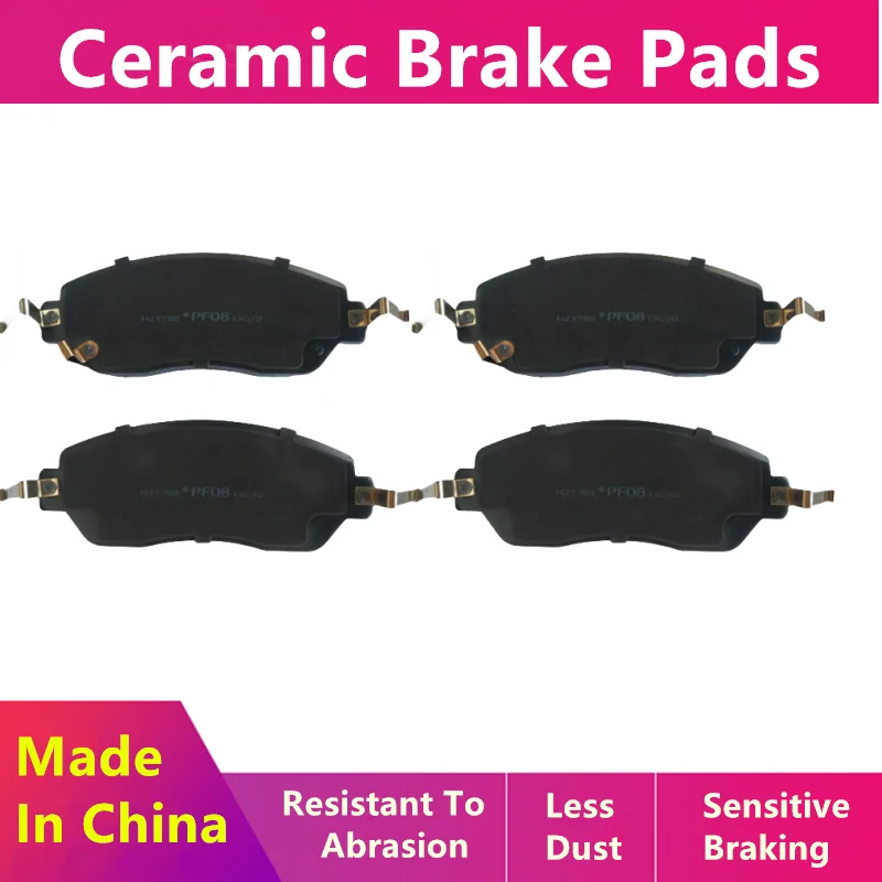 Front/Rear Ceramic Brake Pads For Great Wall Poer  King Kong Cannon 2.0t 2.0tdi-Diesel/2021 2022 2023 2024/Pickup Auto Parts