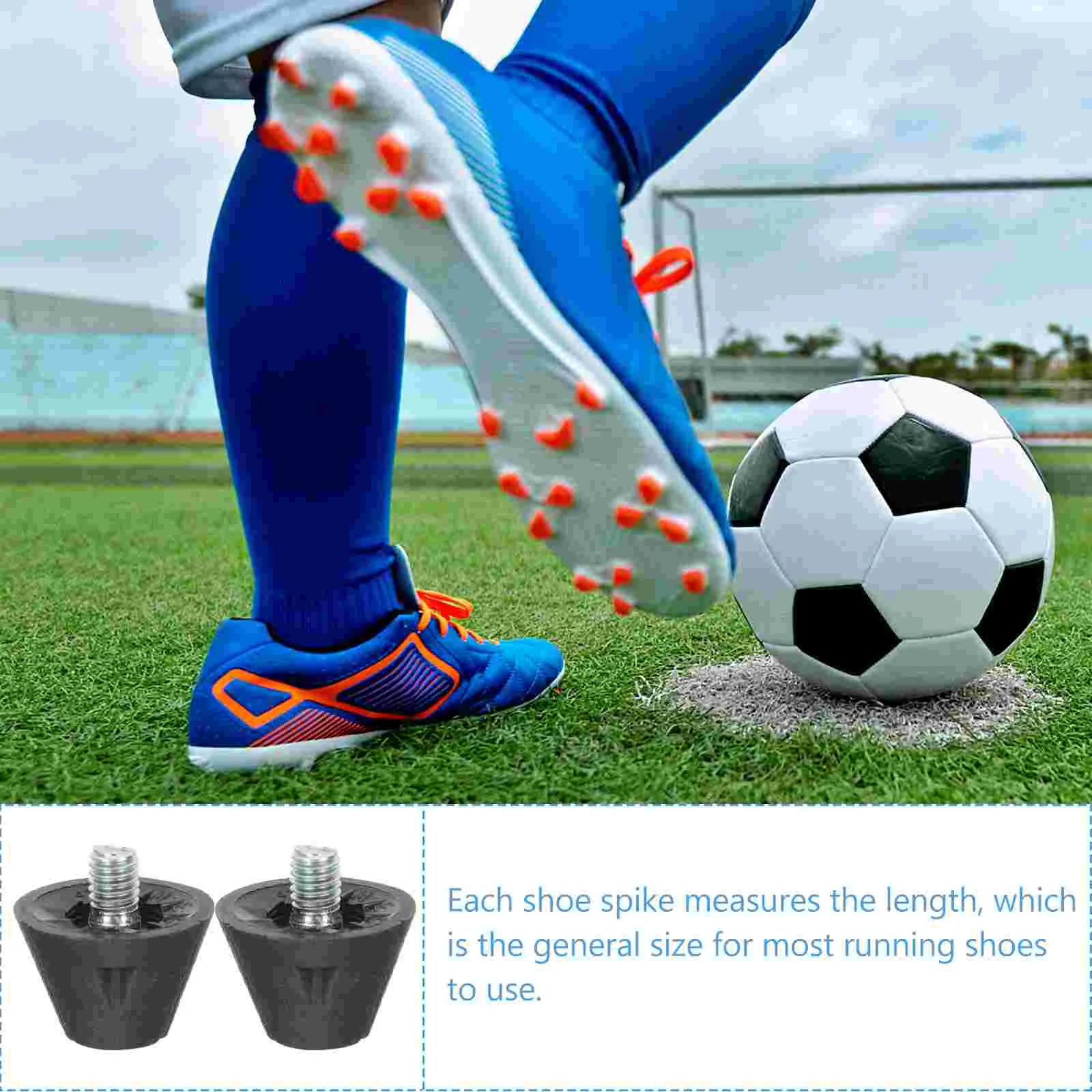 25 Pcs Football Spikes Track Shoes Accessories Golfs Laces for Sneakers Anti-slip Nails Sports Rubber Replacement Women's Boots