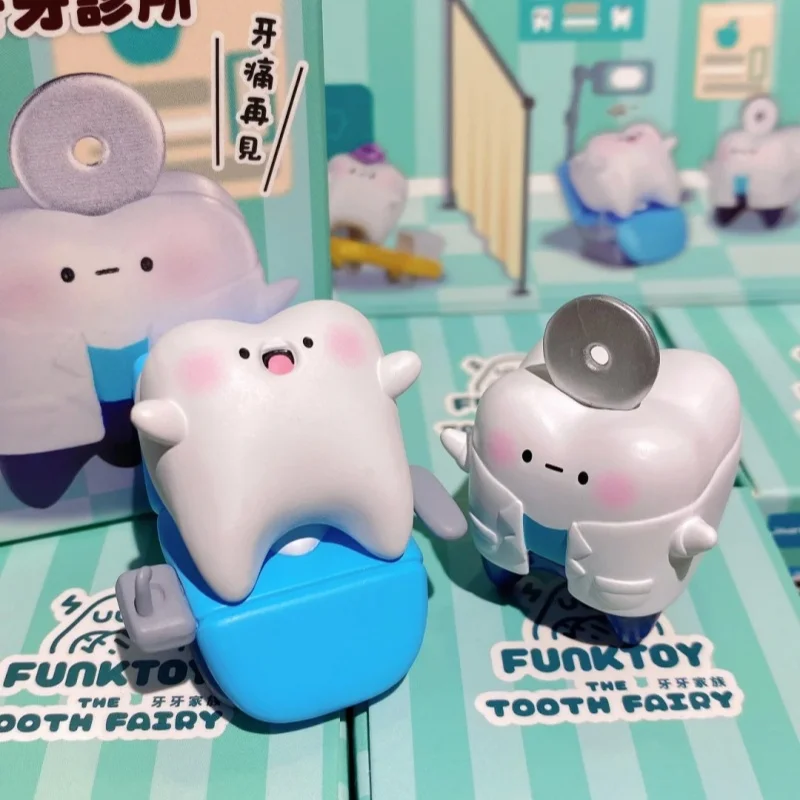 

Оригинальная коллекционная фигурка Jinart Tooth Family 3-го поколения, серия «Стоматологическая клиника», в закрытой упаковке, подарок для друзей, милый декор для дома и рабочего стола