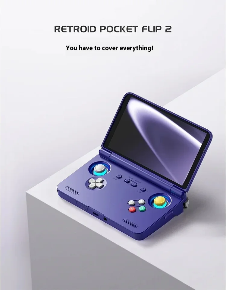 新品未開封 Retroid Pocket Flip 2 SD865 GC Retroid Pocket Flip 2 SD865 5.5-Inch Retro Handheld Android Game
