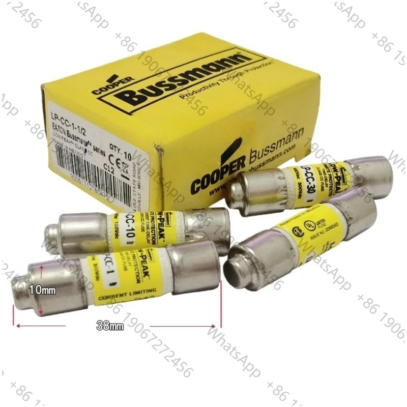 1PCS LP-CC-9 9A LP-CC-10 10A LP-CC-12 12A LP-CC-15 15A LP-CC-20 20A LP-CC-25 25A LP-CC-30 30A 600V Fuse