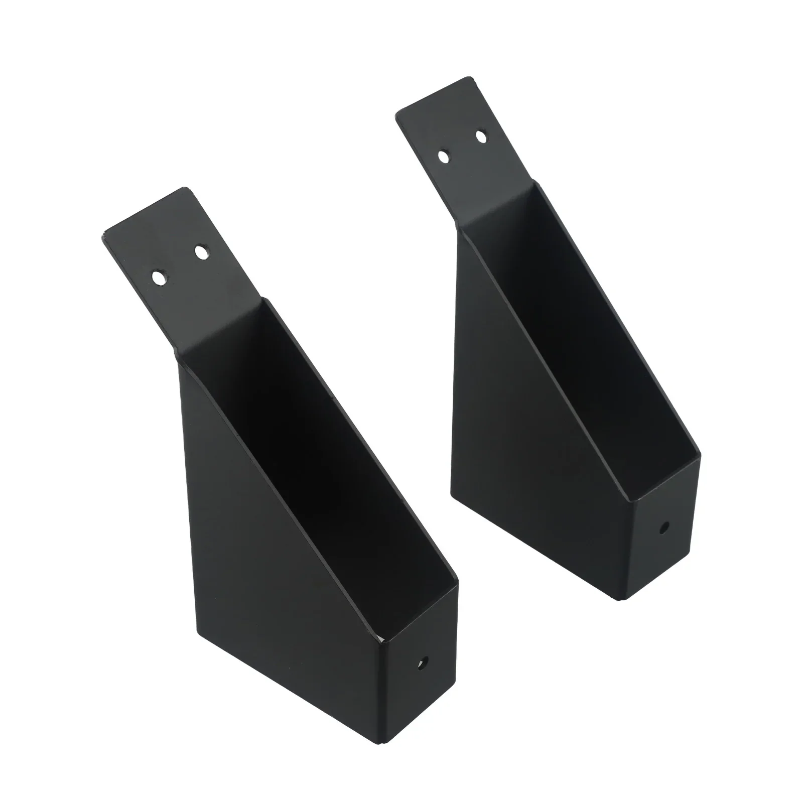 Iron Pergola Brackets Heavy Duty Connectors 2mm Thick Construction Black Coating Heavy Duty DIY Projects DIY Enthusiasts