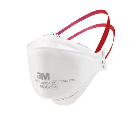 3M Aura 1870+ Respirator N95 foldable fish Mask Anti Foaming Spray Industrial Dust Haze PM2.5 Breathable Anti Dust Particles