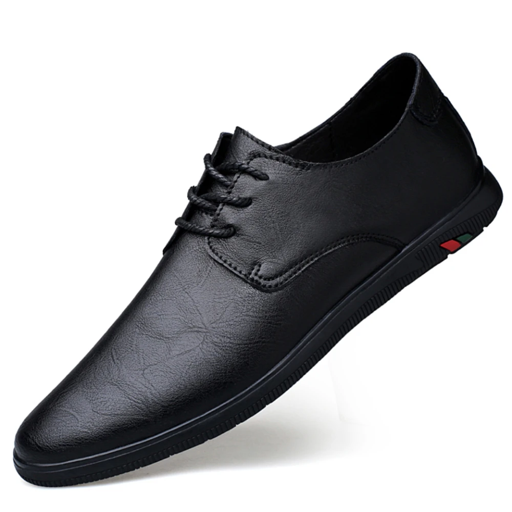 

Men Leather Shoes 2024 Hot Sale Fashion New Shoes Casual Business Style Shoes