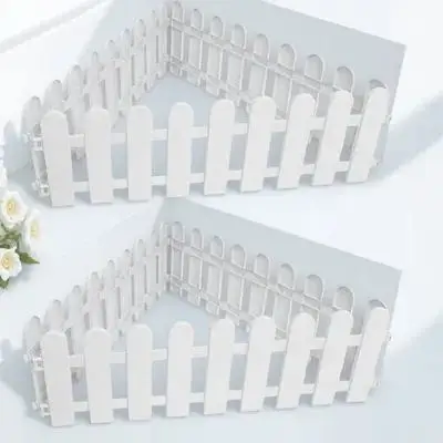 

Garden Picket Fence 6pcs Plastic Lattice Border for Outdoor Turtle Playpens Tortoise Enclosure Small Reptile Exercise Pen