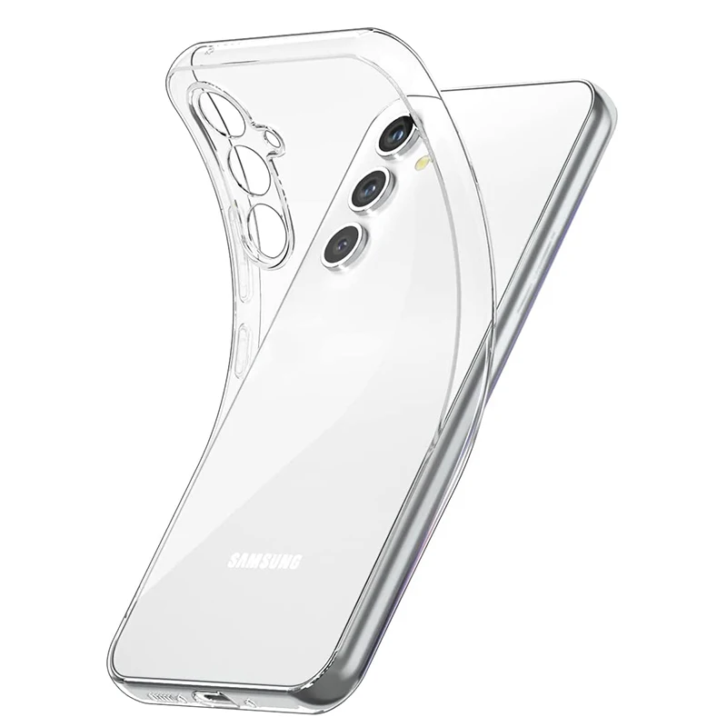 Full Camera Protection Silicone Soft Case For Samsung Galaxy A54 A34 A14 A04S A04 5G Clear Back Case Ultra Thin Back Cover Coque