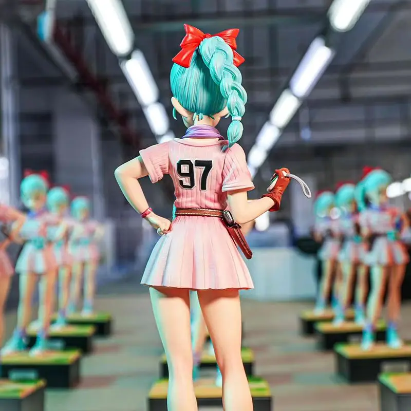 30cm Jt Studio Dragon Ball Anime Bulma Action Figures Childhood Series Pvc Statue Collection Model Doll Ornament Christmas Gift