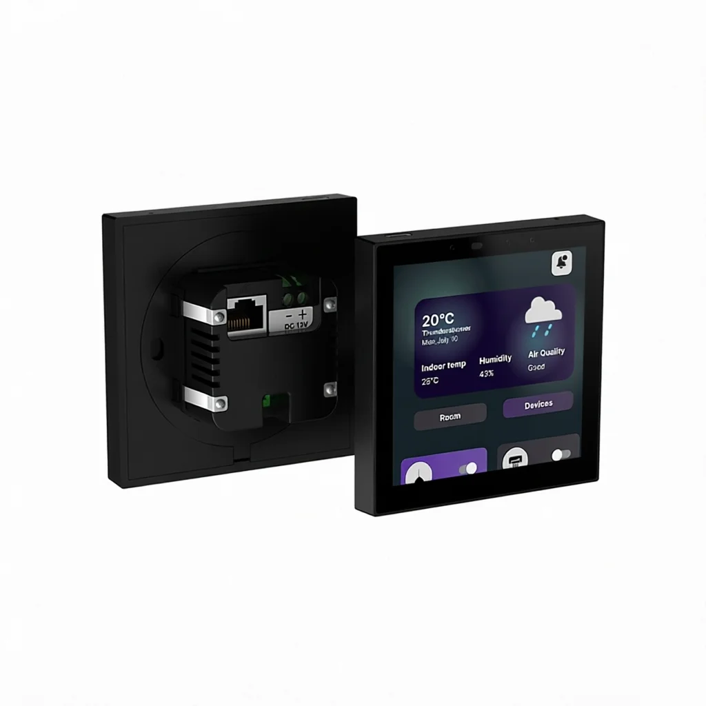 NEW 4 Inch ESP32-S3 Touch Tablet With RS485 Interface TYPE 5V /DC12-24V/POE Power For RV Home & HVAC Conrtol