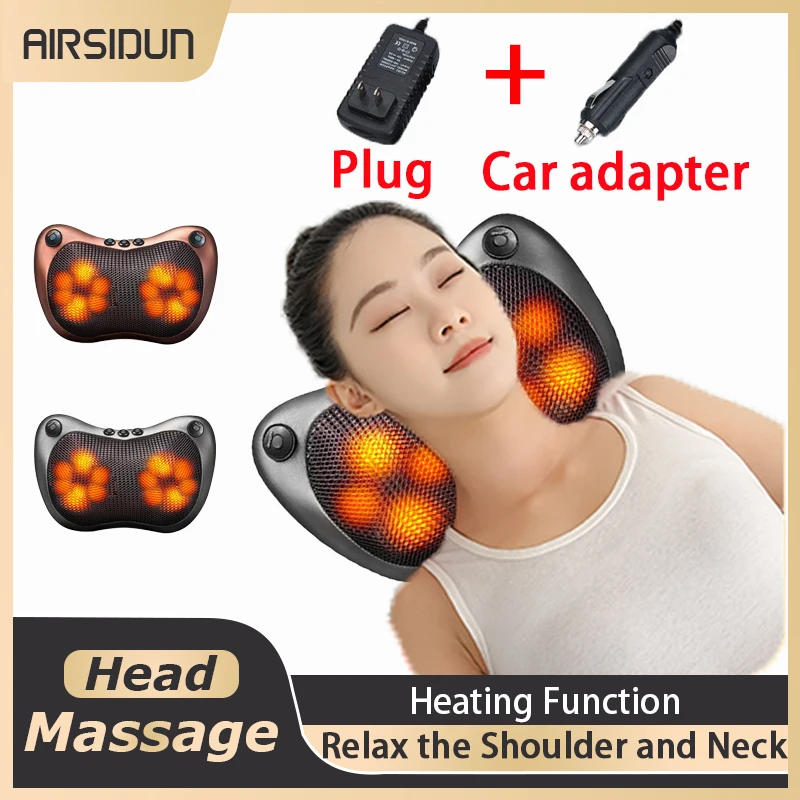 

20 Massage Head Pillow Relax Electric Neck Massage Head Massage For Relieving Shoulder and Waist Pain