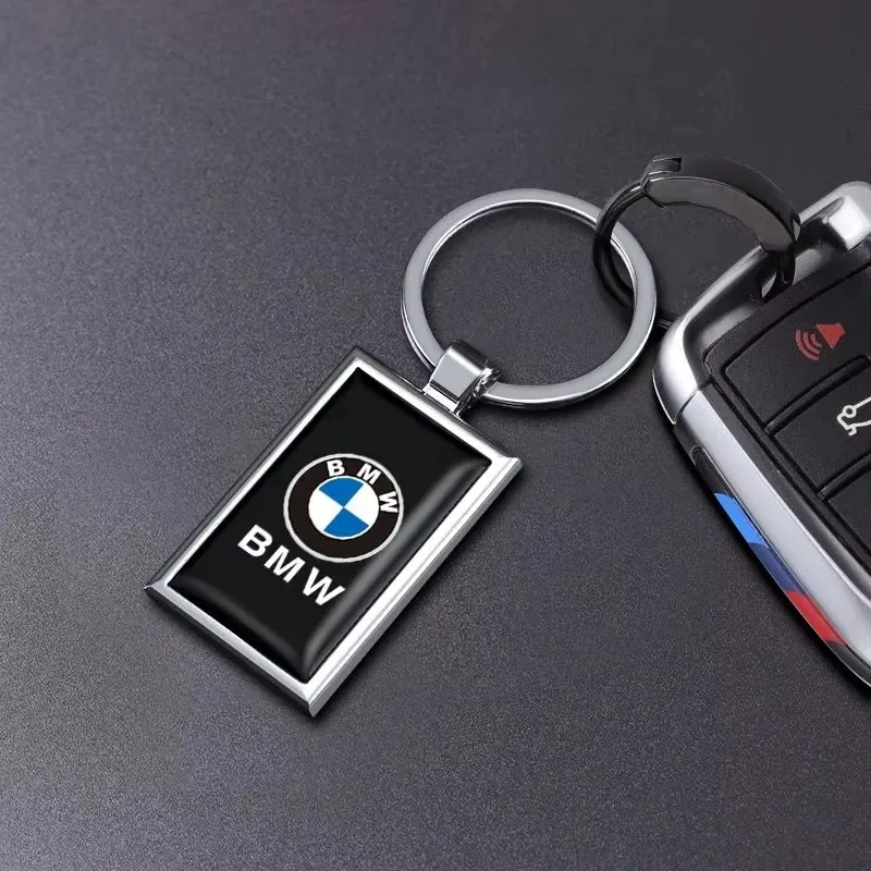 Supreme Black Zinc Alloy Car Keyring Auto Logo Keychain Pendant For BMW X1 X2 X3 X5 X4 X6 X7 iX3 F20 F10 F07 E70 E46 E90 E92 E