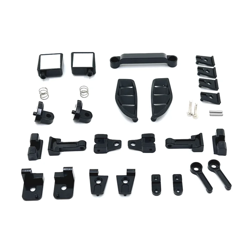 Metal Car Shell Decorative Parts for MeiJiaXin H12Y H12Y+ RC Car ,Upgrade Like Rearview Mirrors, Door Handles, Hood Locks....