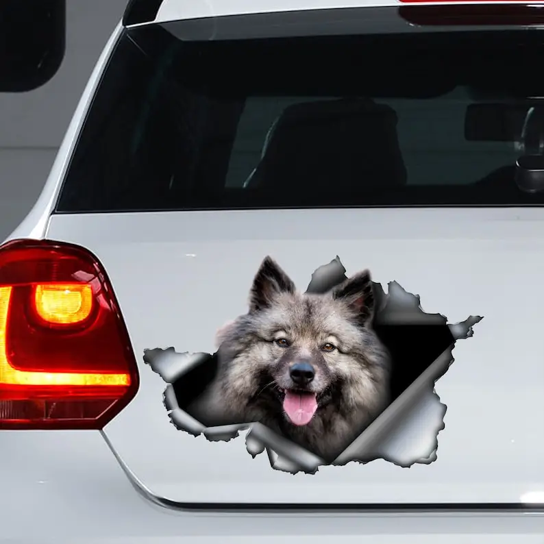 Keeshond decal , Keeshond magnet, Keeshond sticker,car decal