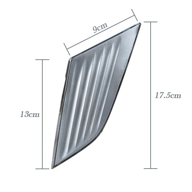 For Mazda CX-3 2015-2022 Automobile Accessories Front Bumper Fog Lamp Grille Slide Cover Lightless Fog Lamp Cover D10K-50-C22 view 6