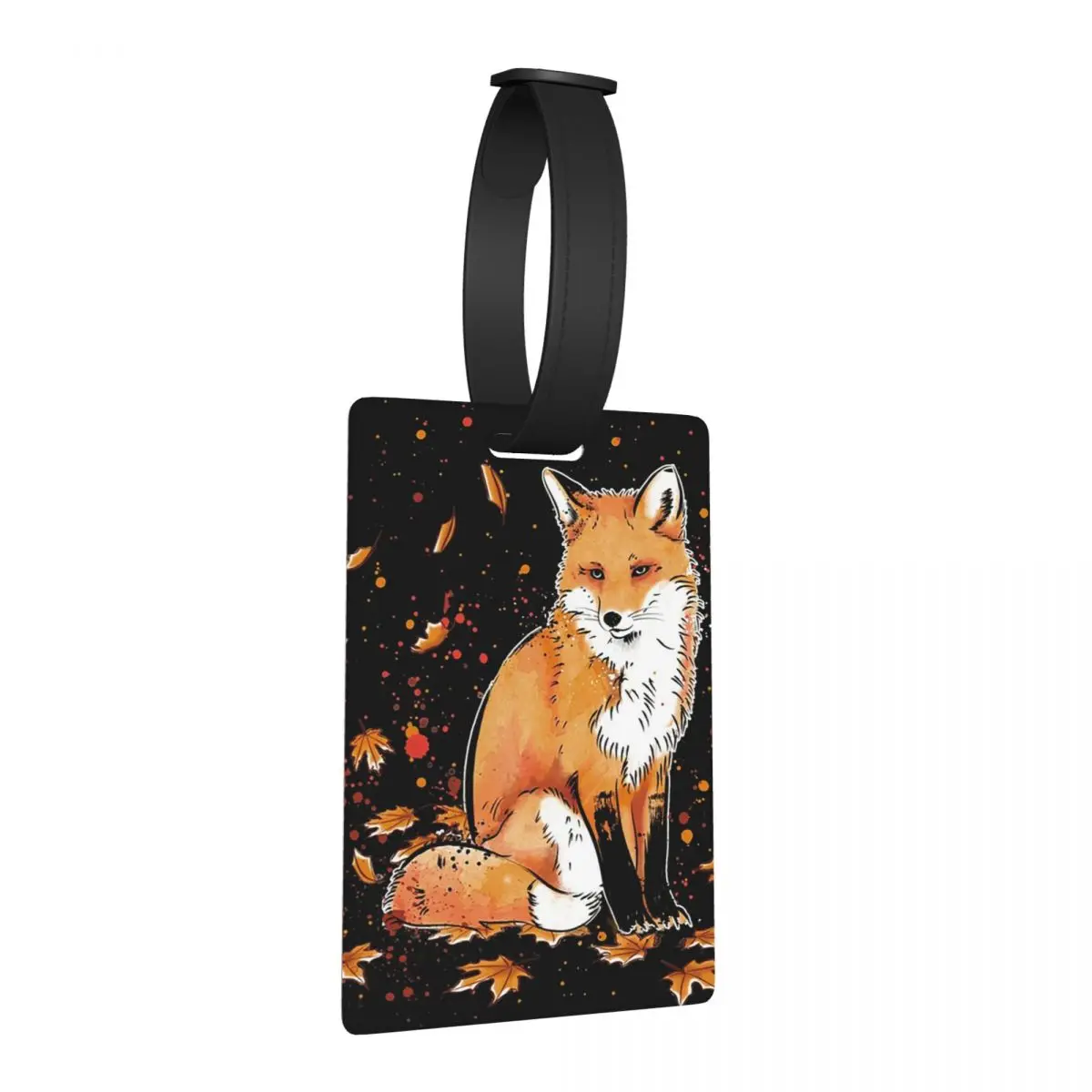 Fox In The Snow علامات الأمتعة الكلاسيكية ملحقات حقيبة السفر موضة الأمتعة الصعود علامة التسمية حامل معرف اسم العنوان