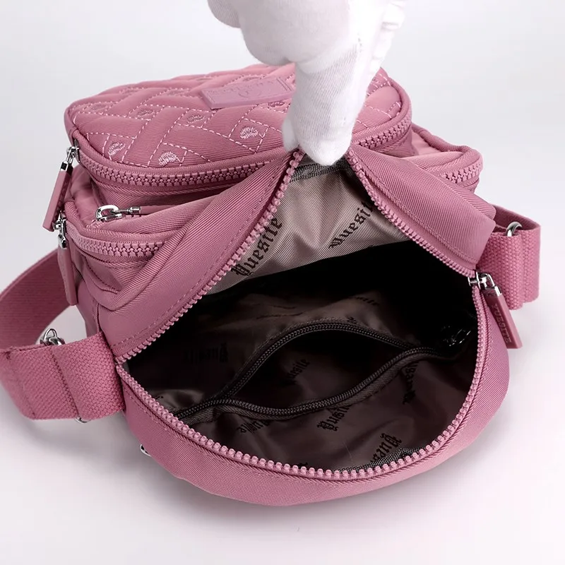 Móda ženy silon oxford crossbody brašna bedra brašna vodotěsný ženské malý kabelky měšec cestovní kurýr pytle