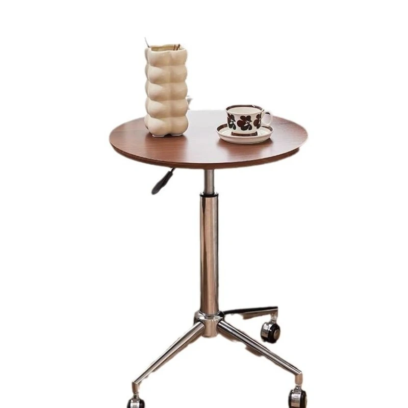 Simple round table, mobile lift living room, household coffee table
