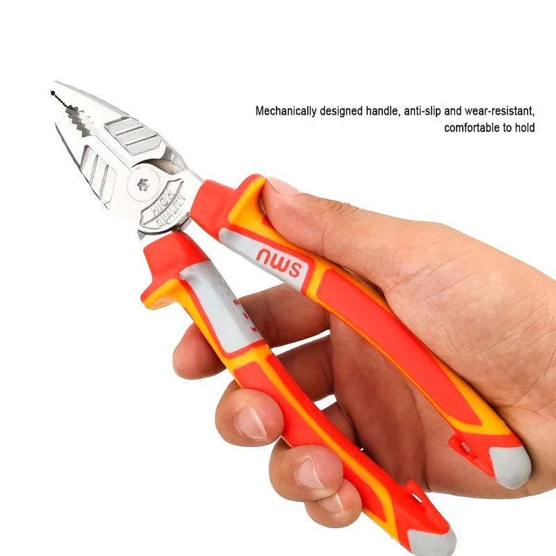 Industrial Tool Universal Wire Cutter Working Hardware Diagonal Pliers Needle Nose Crimping Plier 6-8 inch Electric Wire Plier
