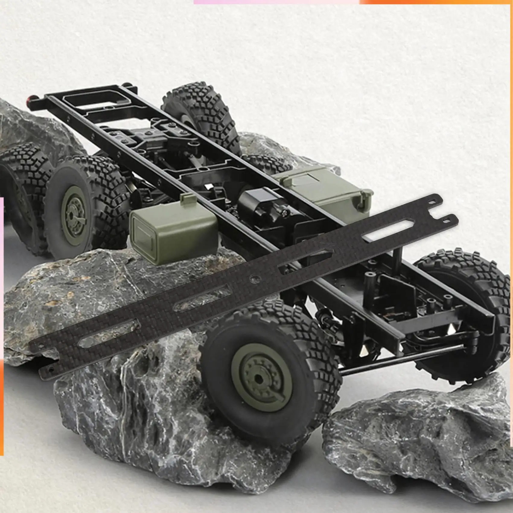 A92Z Carbon Fiber Second Floor Board Plate For Tamiya TT02 TT02B TT-02 TT-02B 1/10 RC Car Upgrade Parts Accessories