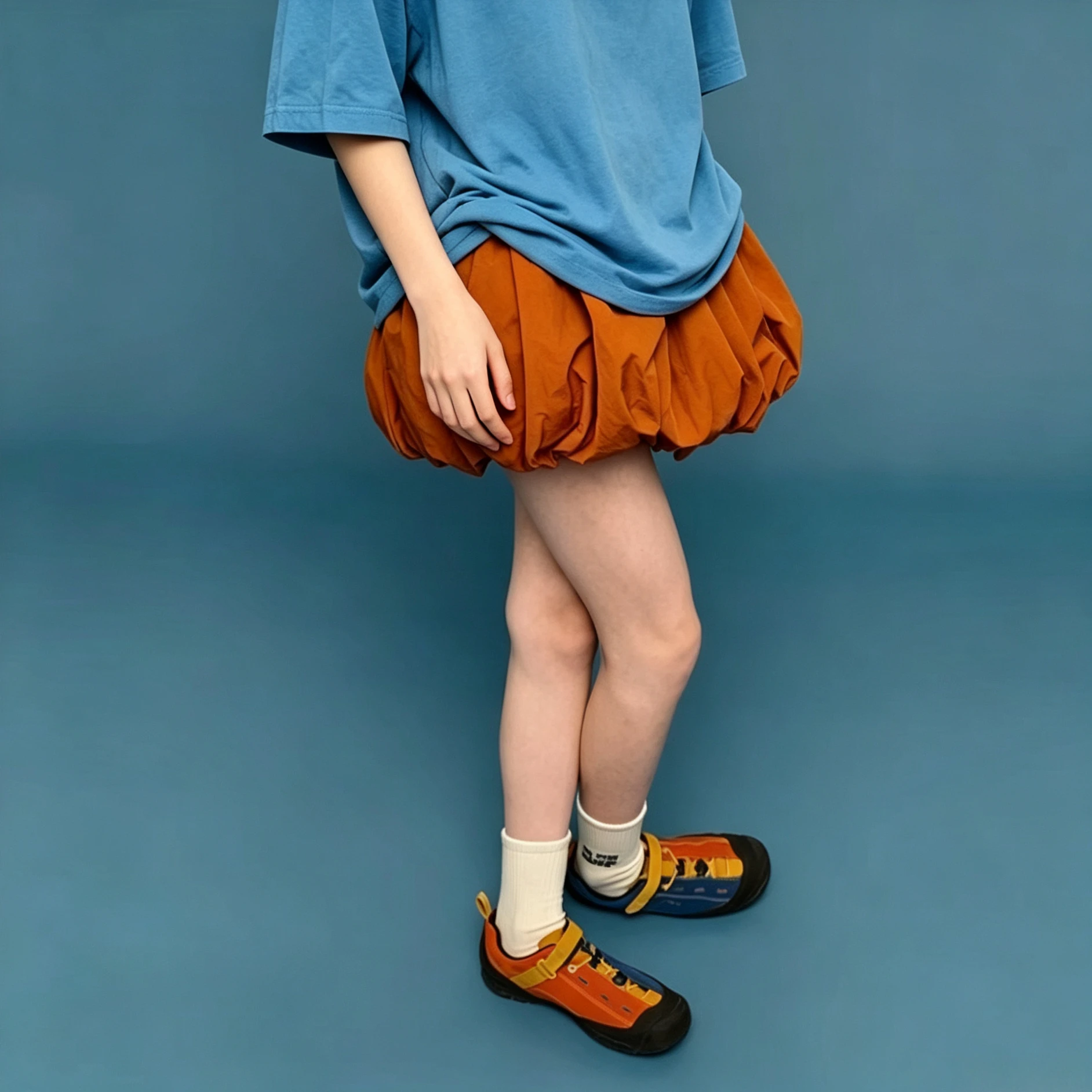 Girls Puffy Bubble Mini Skirt Elastic Waist Loose Balloon Hem Short Skirts Kids Casual Daily Wear Children Flowy Skort Summer