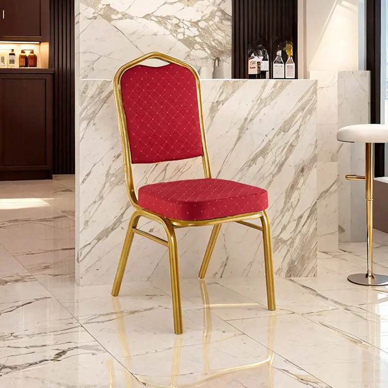 whole sale dining chair metal events Hotel banquet Wedding Chair round back stackable Chairs