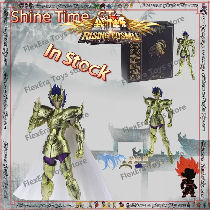 

In Stock Shine Time ST Saint Seiya Myth Cloth LC Color Golden Capricorn El Cid EX Body Action Figure Collectible Toy
